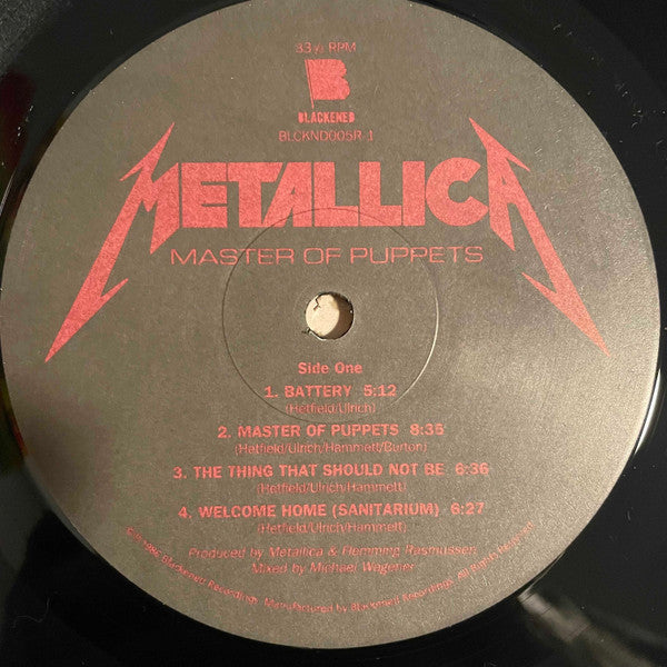 Master Of Puppets (180 GRAM VINYL) | Mint (M) Mint (M)