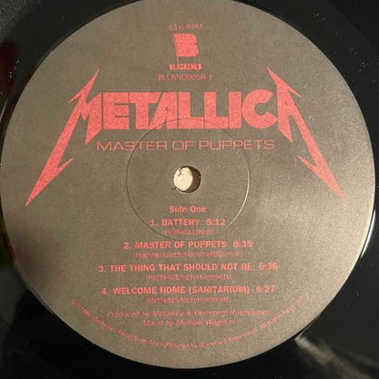 Master Of Puppets (180 GRAM VINYL) | Mint (M) Mint (M)