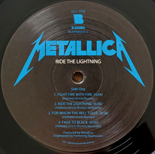 Ride The Lightning (VINYL) | Mint (M) Mint (M)