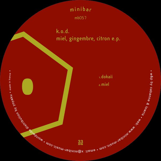 K.O.D. - (PRESALE) Miel, gingembre, citron EP (VINYL) | Mint (M) Mint (M)