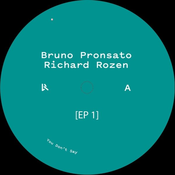 Bruno Pronsato, Richard Rozen - EP 1 (VINYL) | Mint (M) Mint (M)