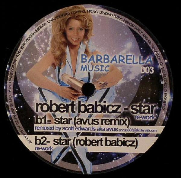 Robert Babicz - Star (Re-Work)(VINYL) | Near Mint (NM or M-) Generic