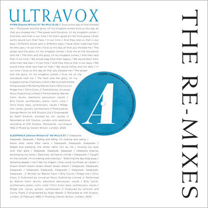 ULTRAVOX - RE-MIXES (RSD 2026 2x WHITE VINYL) | Mint (M) Mint (M)
