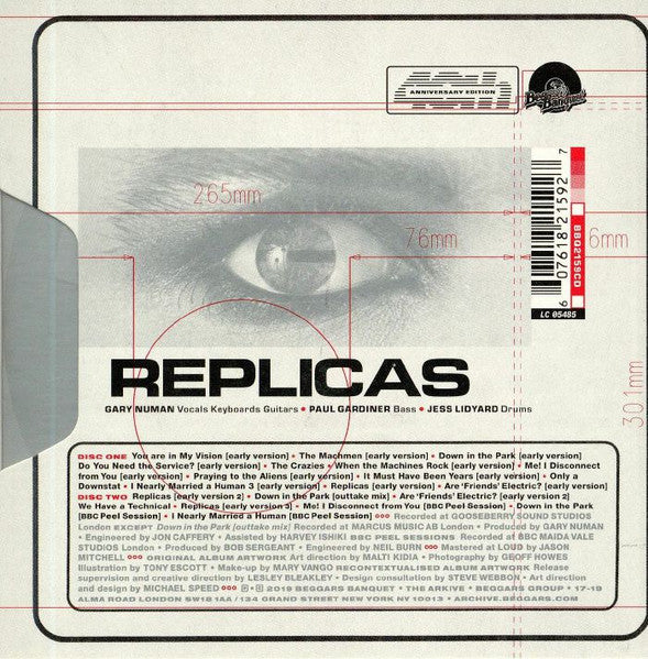 Replicas (The First Recordings)(CD) | Mint (M) Mint (M)