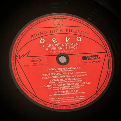 Devo - Are We Not Men? A: We Are Devo! (Hi-Fidelity VINYL) |