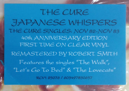 The Cure - Japanese Whispers: The Singles: Nov 82 - Nov 83 (CLEAR VINYL) | Mint (M) Mint (M)