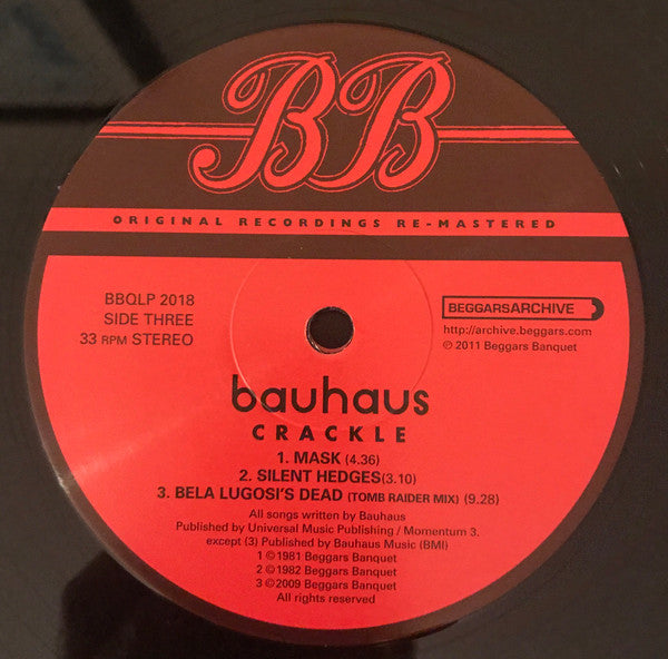 Best Of Bauhaus | Crackle | Mint (M) Mint (M)