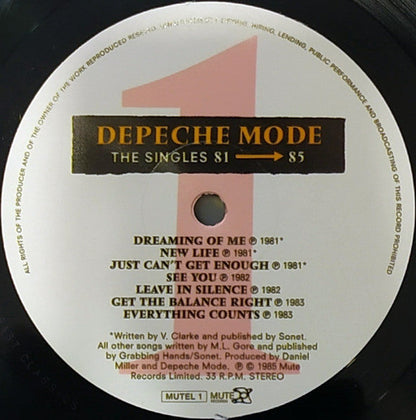 The Singles 81 → 85 (VINYL) |