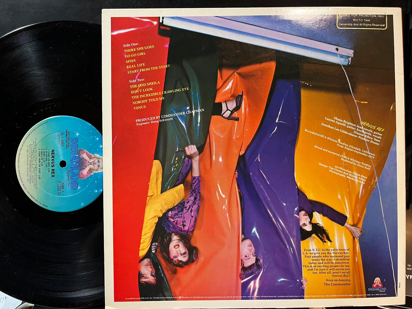 Nervus Rex - Nervus Rex (PROMO VINYL) | Excellent+ (EX+) Near Mint (NM)