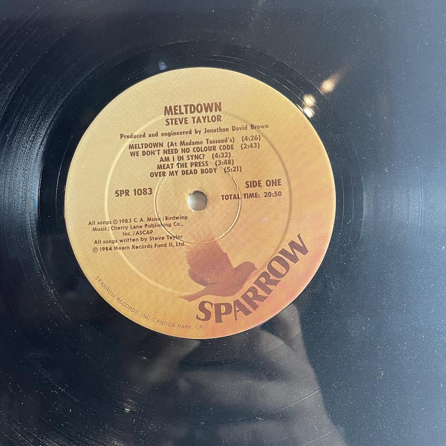 Steve Taylor (2) - Meltdown (VINYL) | Excellent+ (EX+) Excellent (EX)