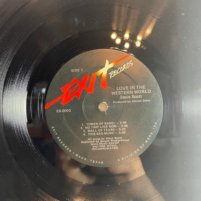 Steve Scott - Love In The Western World (VINYL) | Excellent+ (EX+) Excellent (EX)