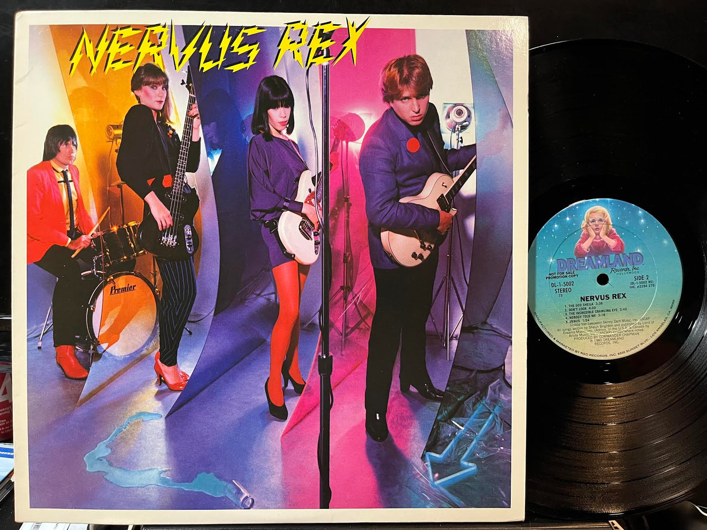 Nervus Rex - Nervus Rex (PROMO VINYL) | Excellent+ (EX+) Near Mint (NM)