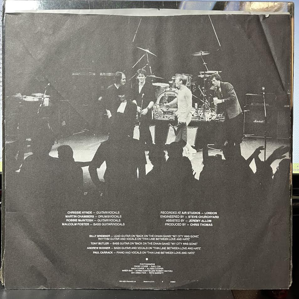The Pretenders - Learning To Crawl (VINYL) | Excellent+ (EX+) Near Mint (NM)