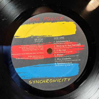 The Police - Synchronicity (VINYL) | Excellent+ (EX+)