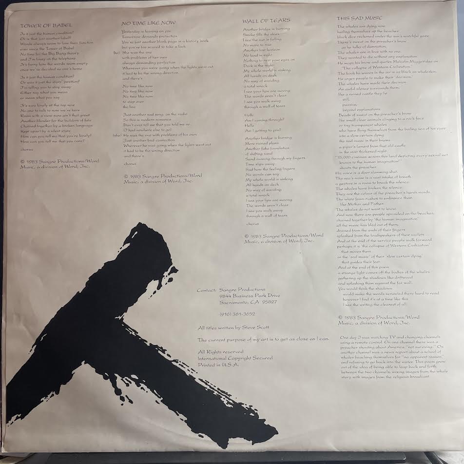 Steve Scott - Love In The Western World (VINYL) | Excellent+ (EX+) Excellent (EX)