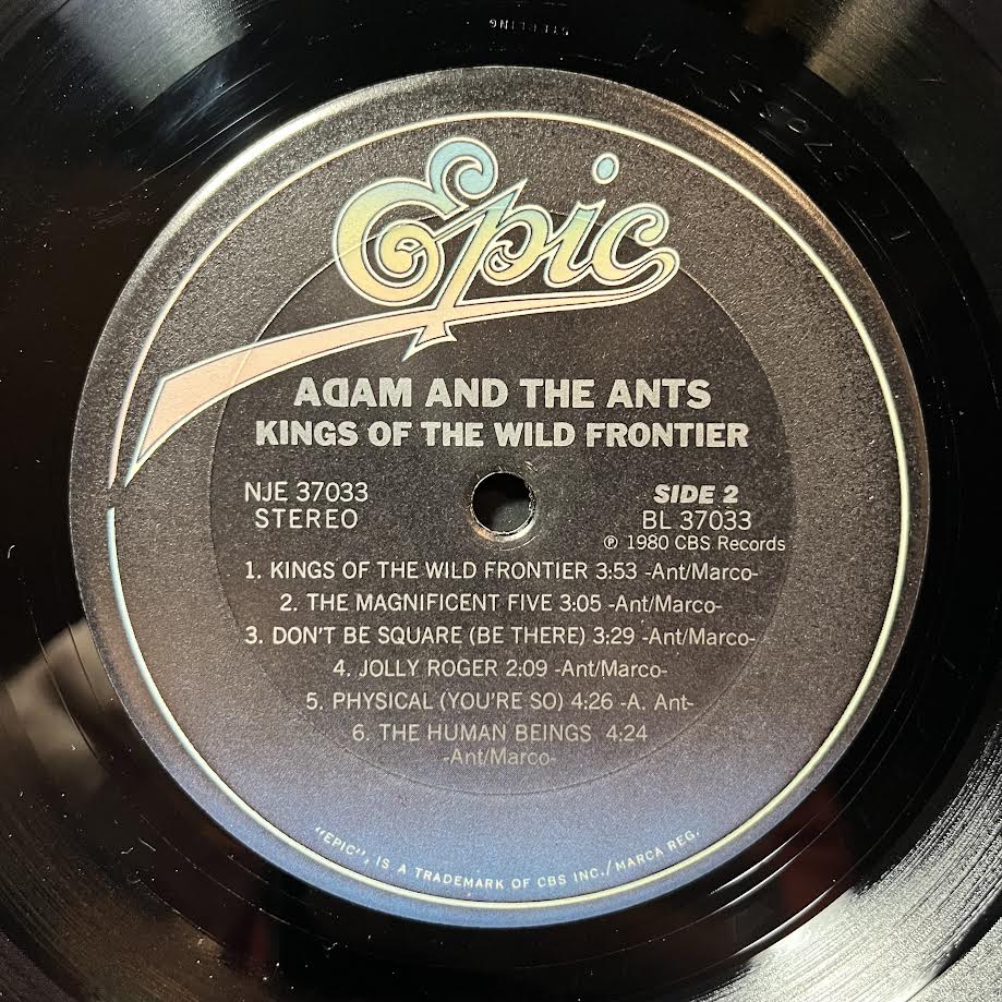 Adam And The Ants - Kings Of The Wild Frontier (VINYL) | Excellent+ (EX+) Excellent+ (EX+)