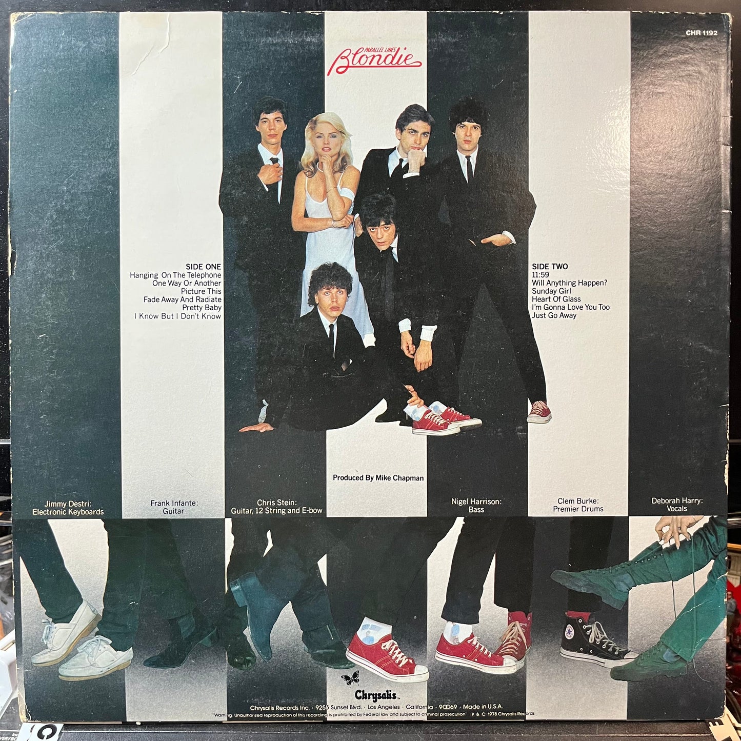 Blondie - Parallel Lines (VINYL) | Excellent (EX) Excellent (EX)