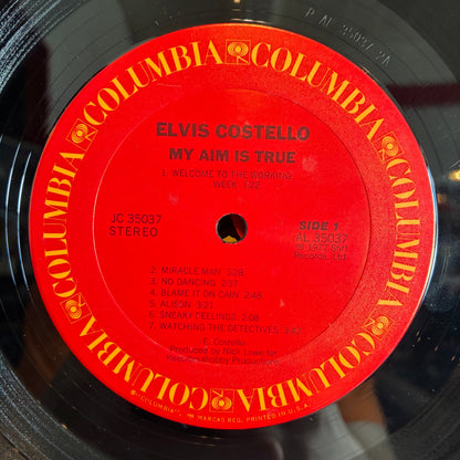 Elvis Costello - My Aim Is True (VINYL) | Excellent (EX) Very Good (VG)