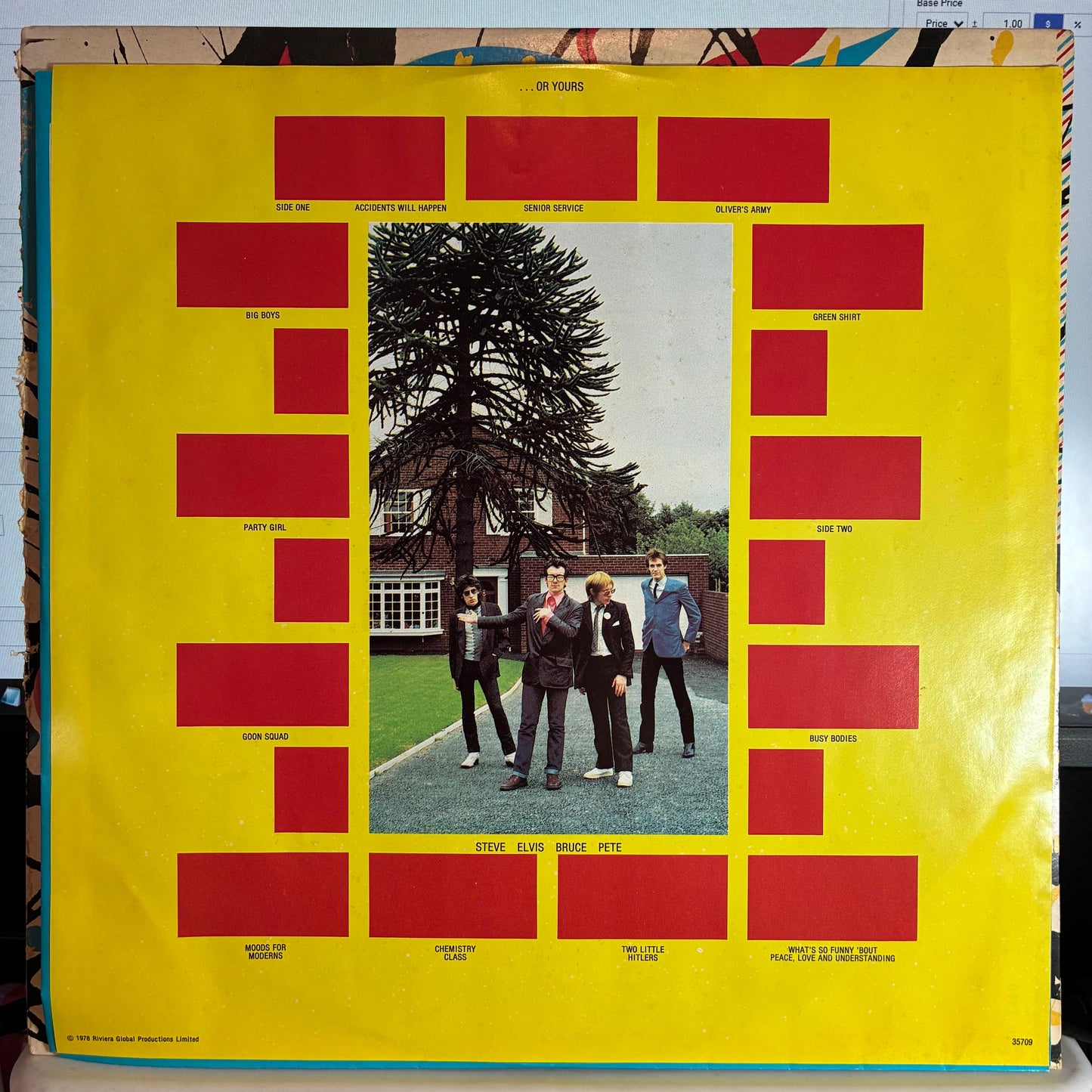 Elvis Costello & The Attractions - Armed Forces (VINYL) | Excellent (EX) Very Good Plus (VG+)