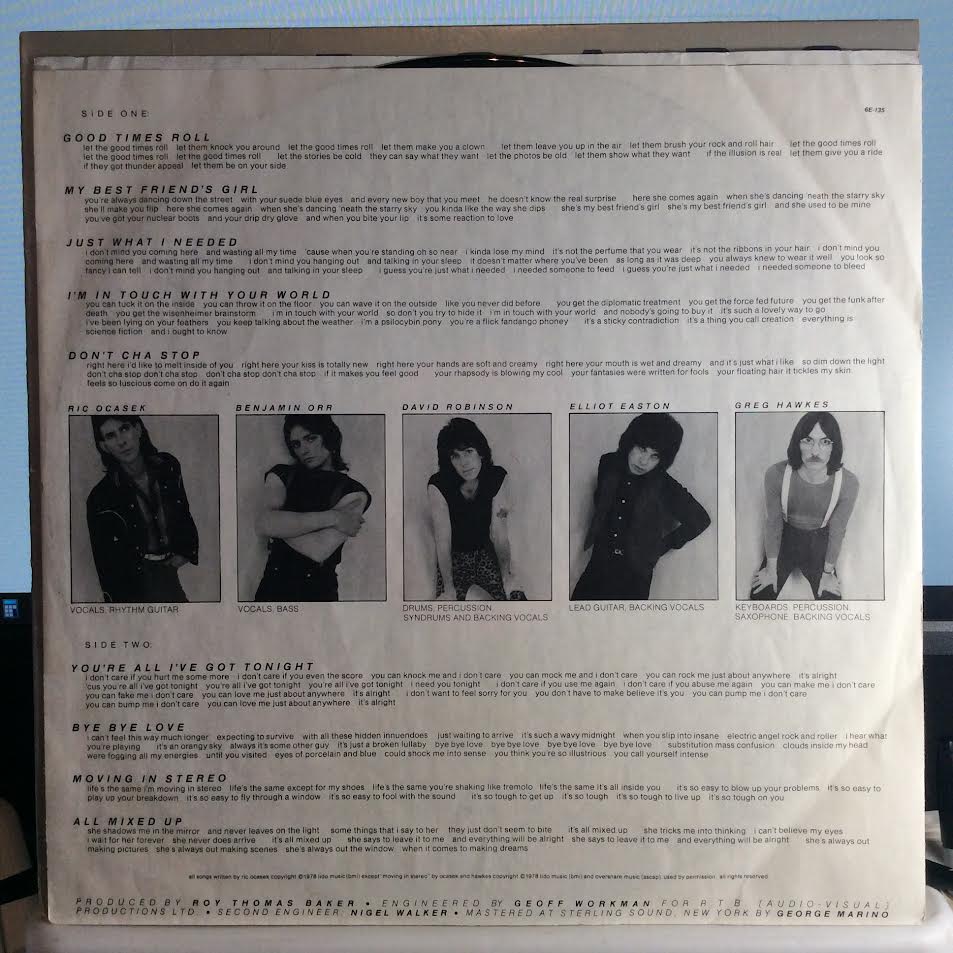 The Cars - The Cars (VINYL) | Near Mint- (NM-) Very Good Plus Plus (VG++)