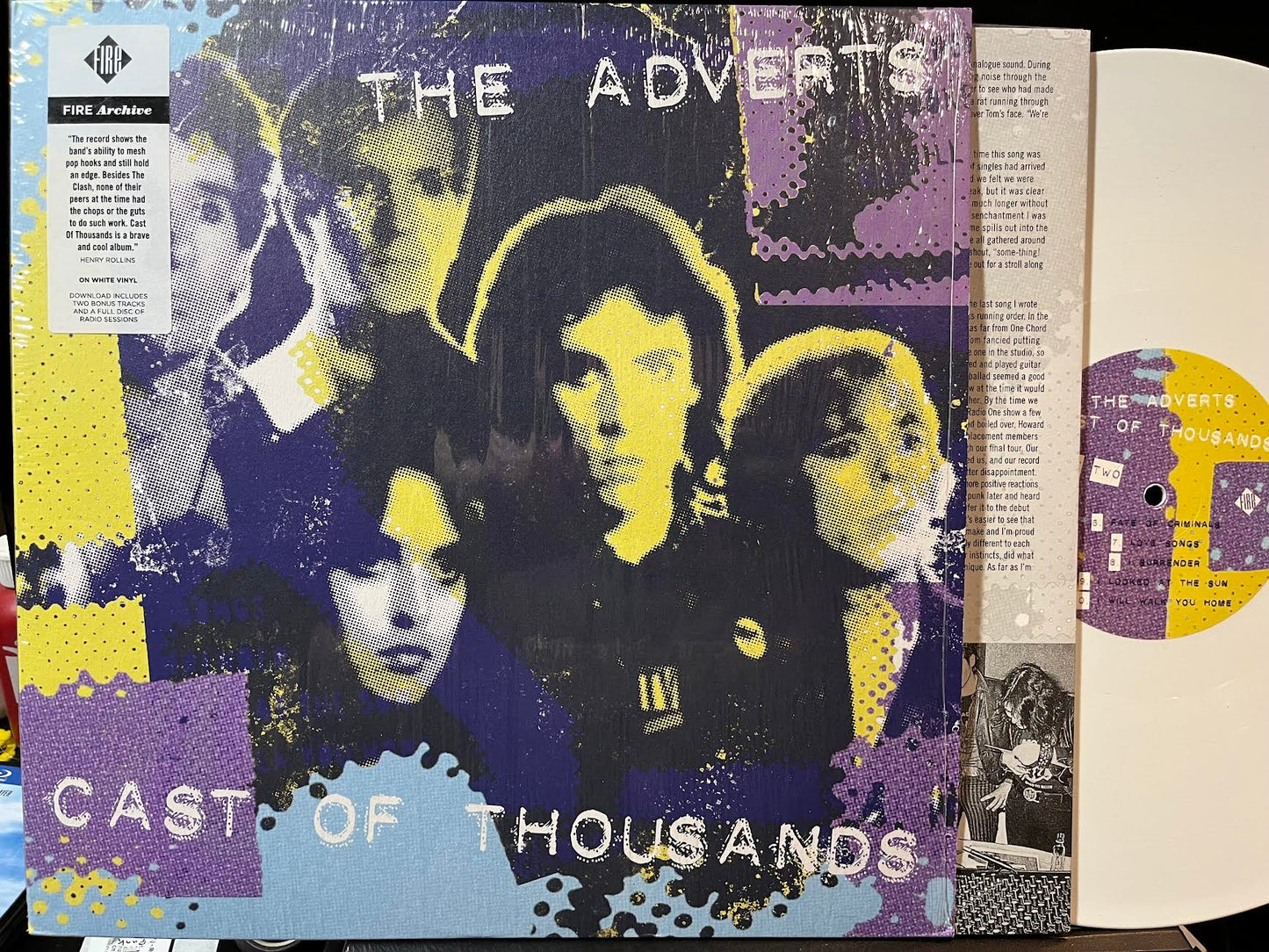 The Adverts - Cast Of Thousands (RSD 2016 WHITE VINYL) | Near Mint (NM) Near Mint (NM)