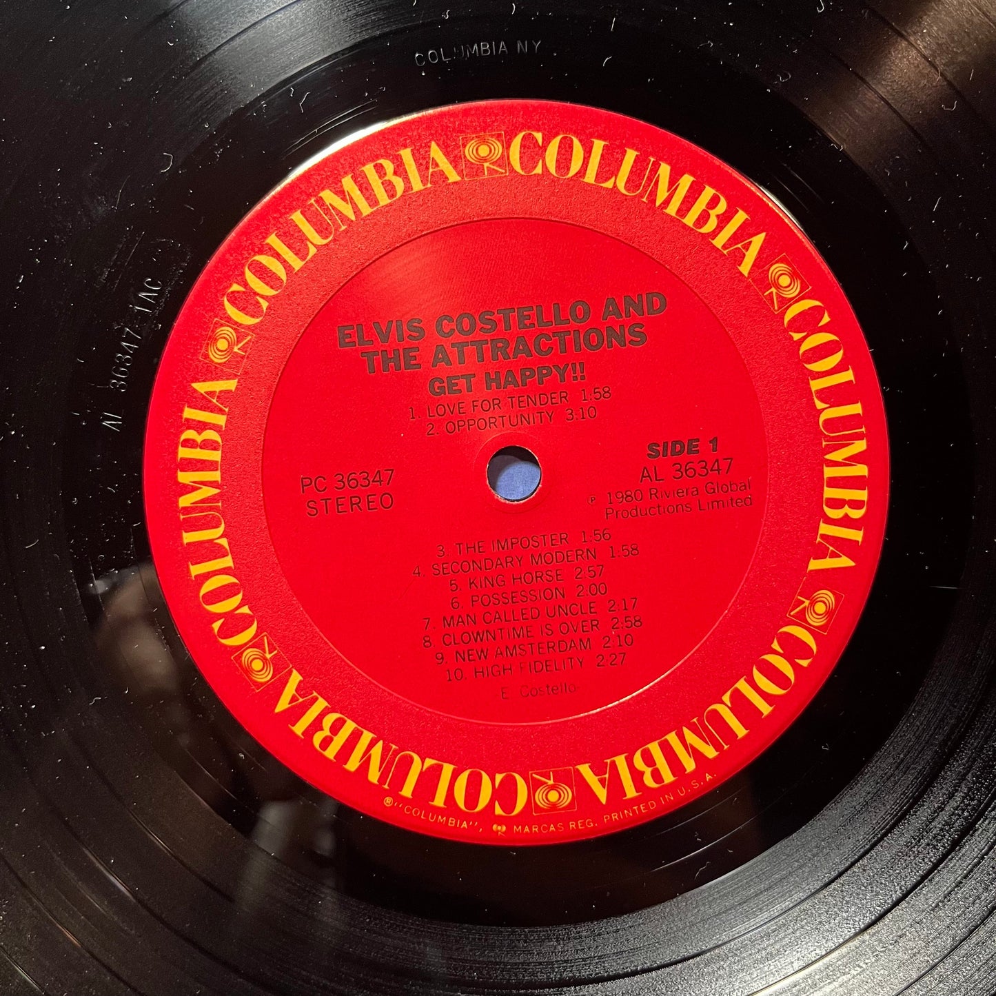 Elvis Costello & The Attractions - Get Happy! (VINYL) | Near Mint (NM or M-) Excellent+ (EX+)
