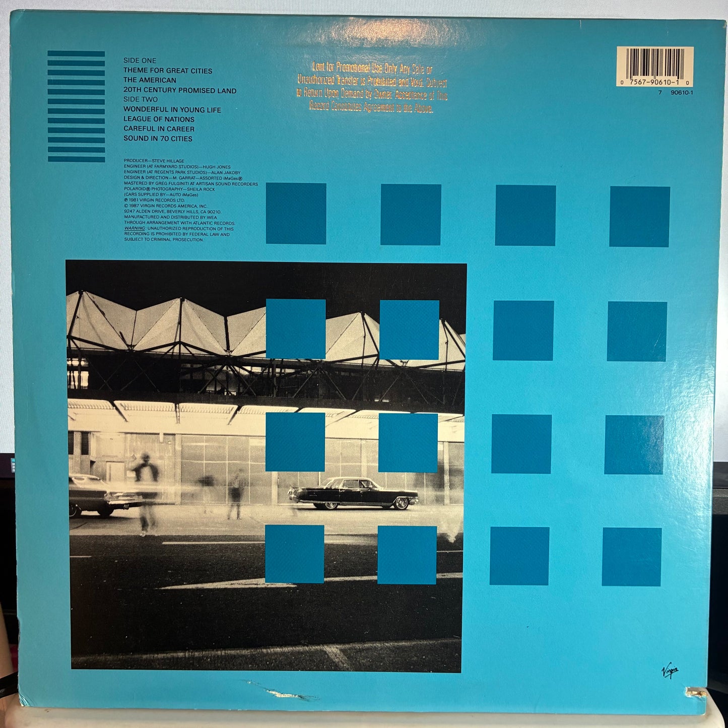 Simple Minds - Sister Feelings Call (*PROMO* VINYL) | Near Mint (NM or M-) Excellent+ (EX+)