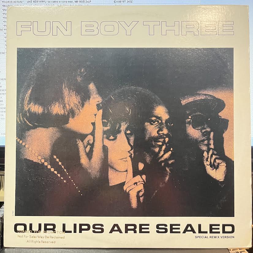 Fun Boy Three - Our Lips Are Sealed (Special Remix Version) (12" VINYL) | Near Mint (NM) Excellent+ (EX+)
