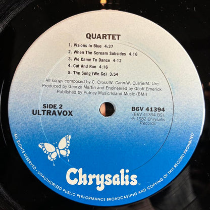 Ultravox - Quartet (VINYL) | Near Mint (NM or M-) Very Good Plus (VG+)