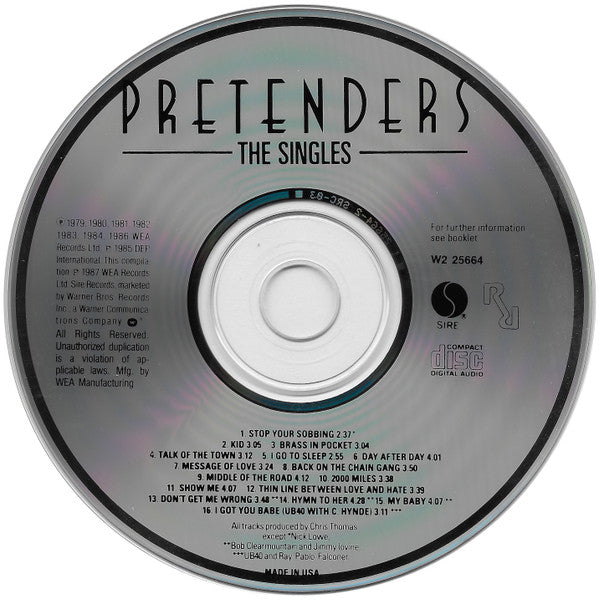 The Pretenders - The Singles (CD) | Near Mint (NM) Excellent (EX)