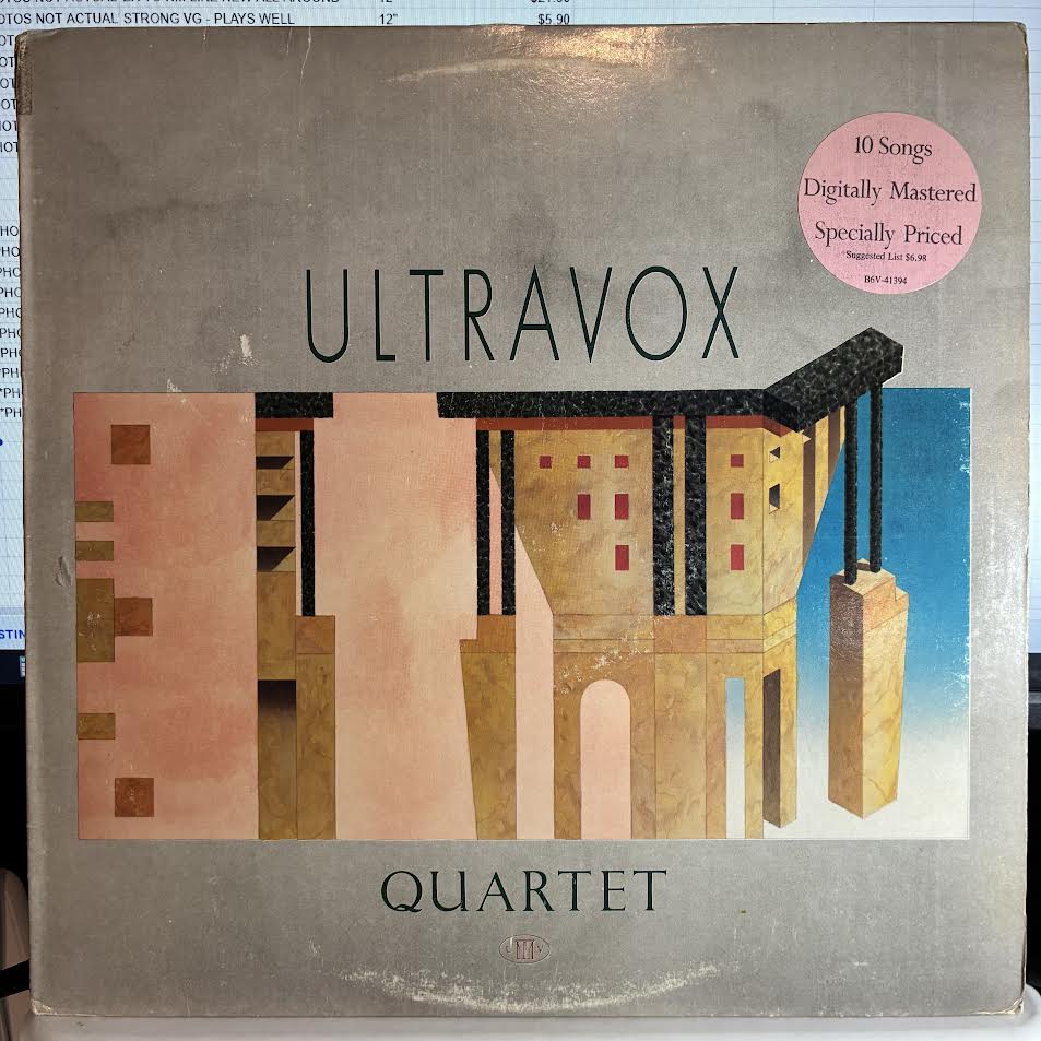 Ultravox - Quartet (VINYL) | Near Mint (NM or M-) Very Good Plus (VG+)
