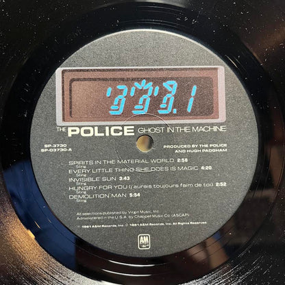 The Police - Ghost In The Machine (VINYL) | Near Mint (NM) Excellent (EX)