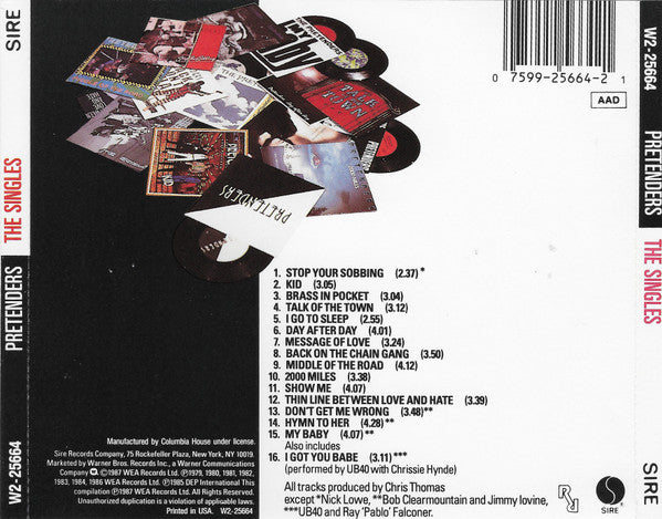 The Pretenders - The Singles (CD) | Near Mint (NM) Excellent (EX)