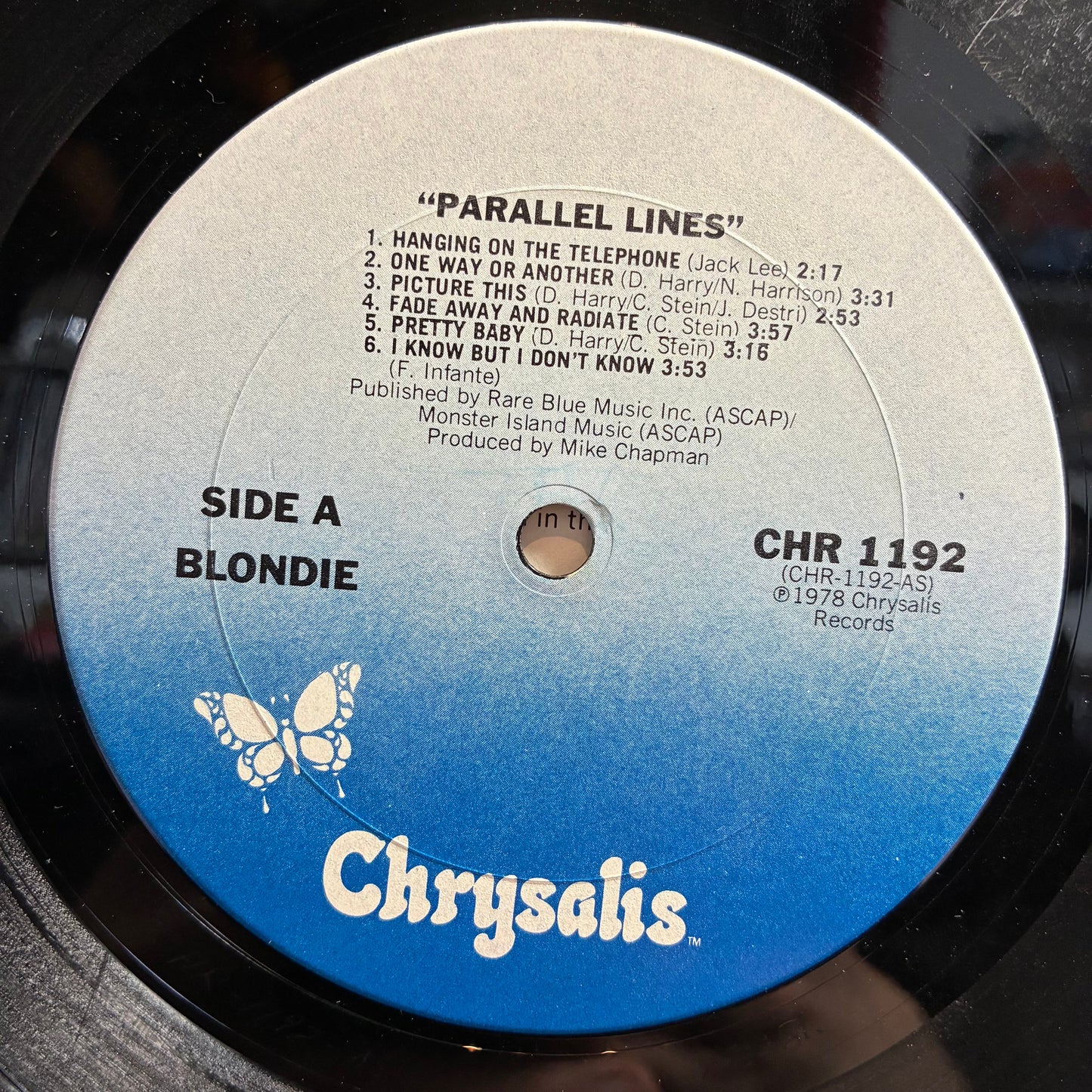 Blondie - Parallel Lines (VINYL) | Very Good Plus (VG+) Very Good Plus (VG+)