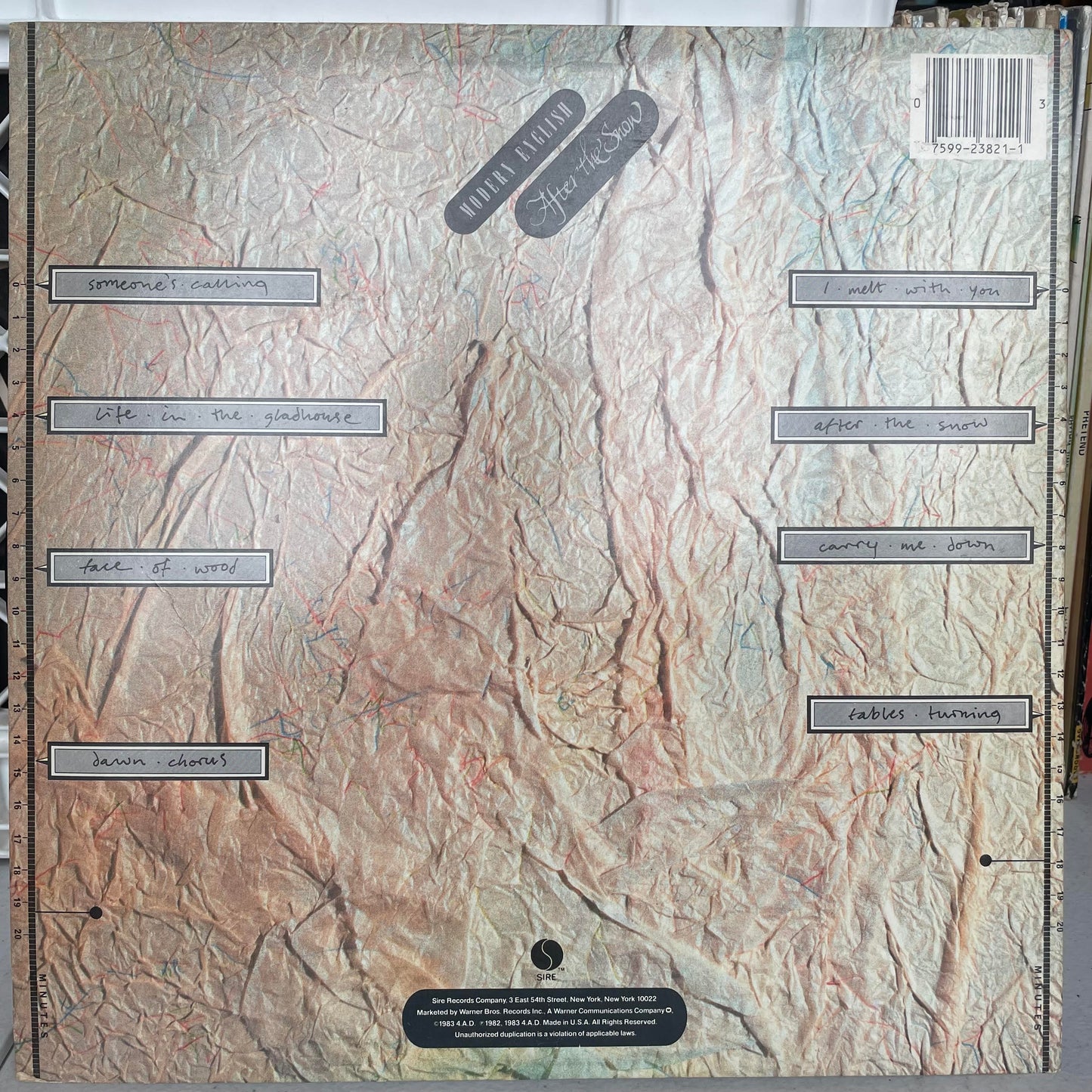 Modern English - After The Snow (VINYL) | Very Good (VG)