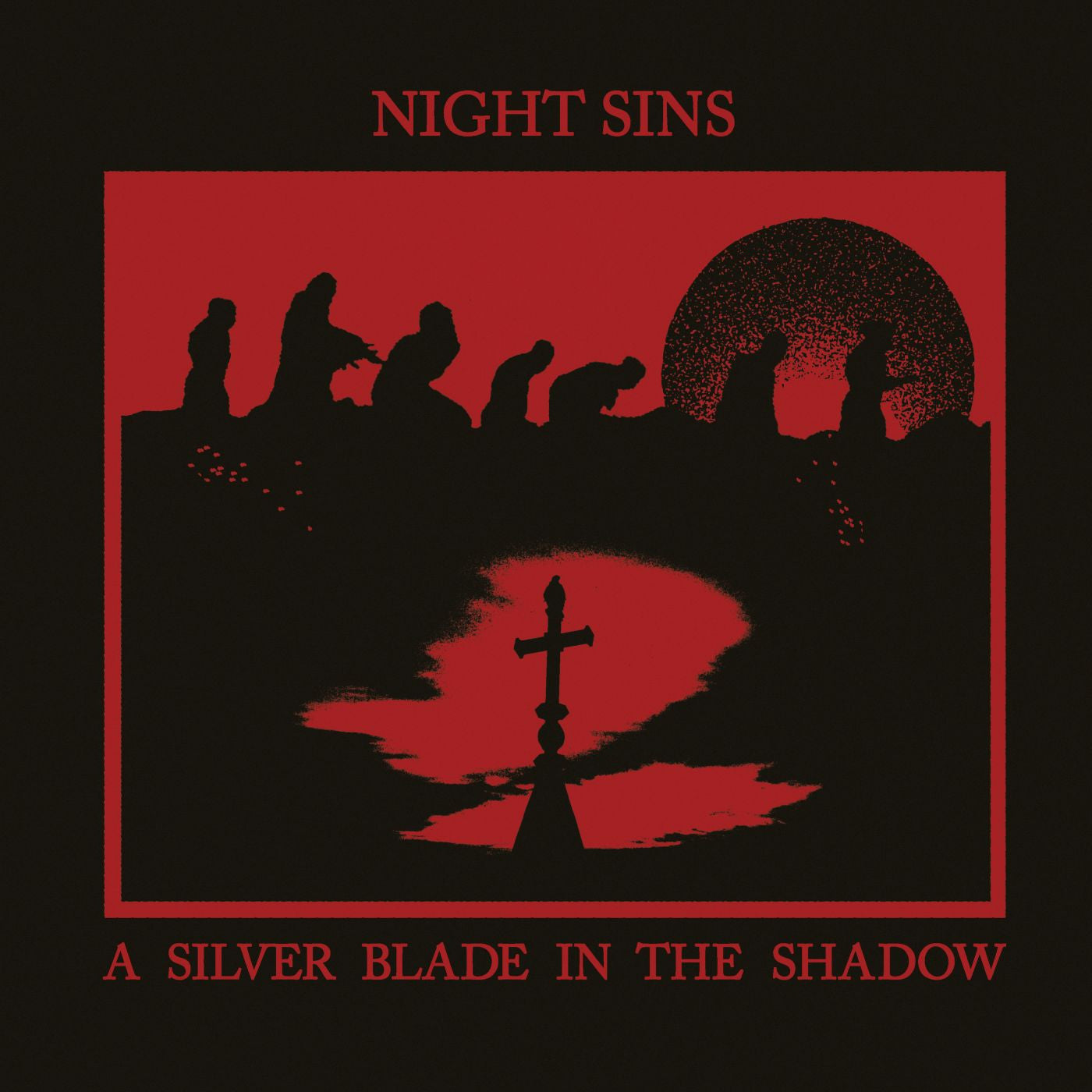 A Silver Blade In The Shadow (Green And Black Swirl VINYL) | Mint (M) Mint (M)