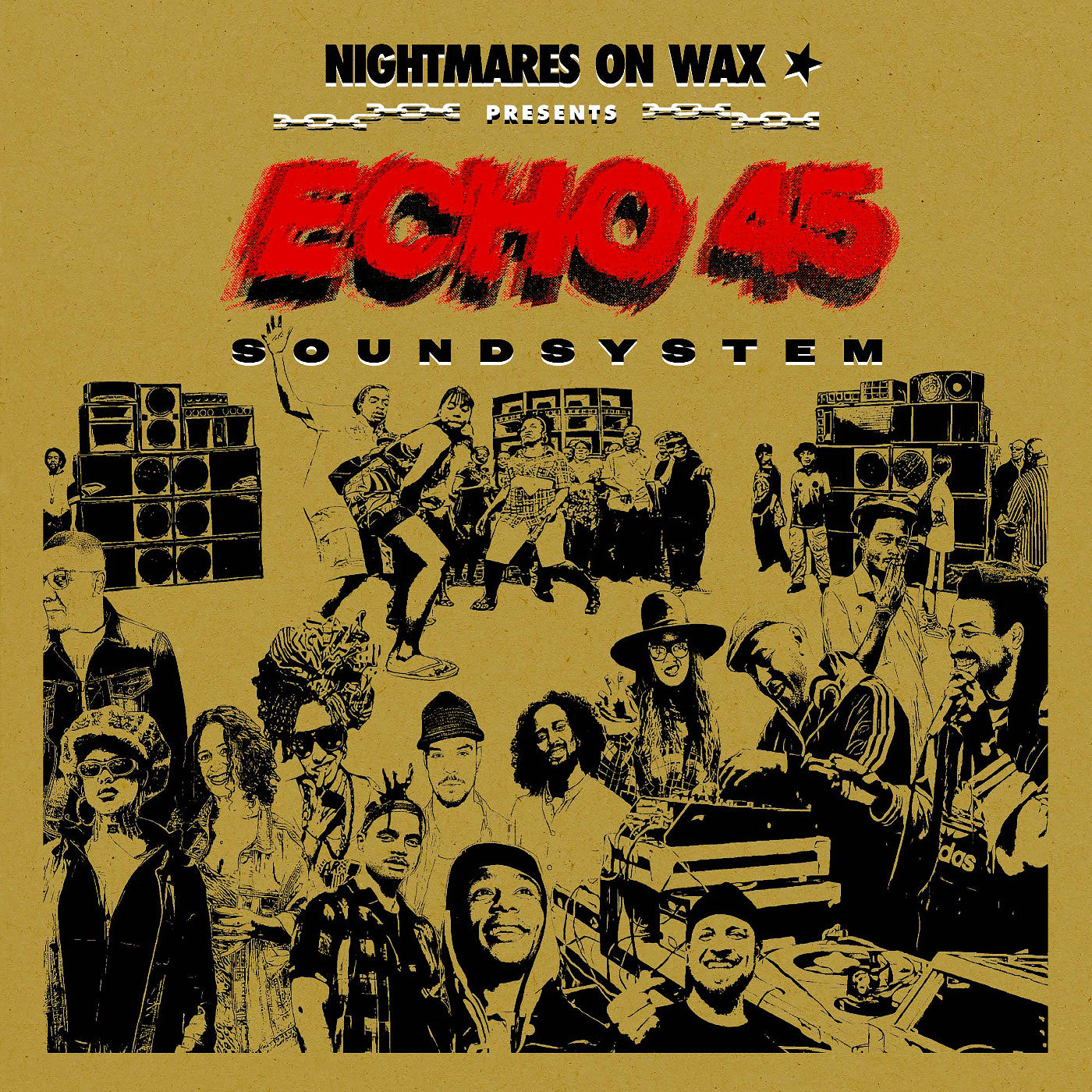 Nightmares On Wax - Echo45 Sound System (Gold Vinyl 2xLP) | Mint (M) Mint (M)