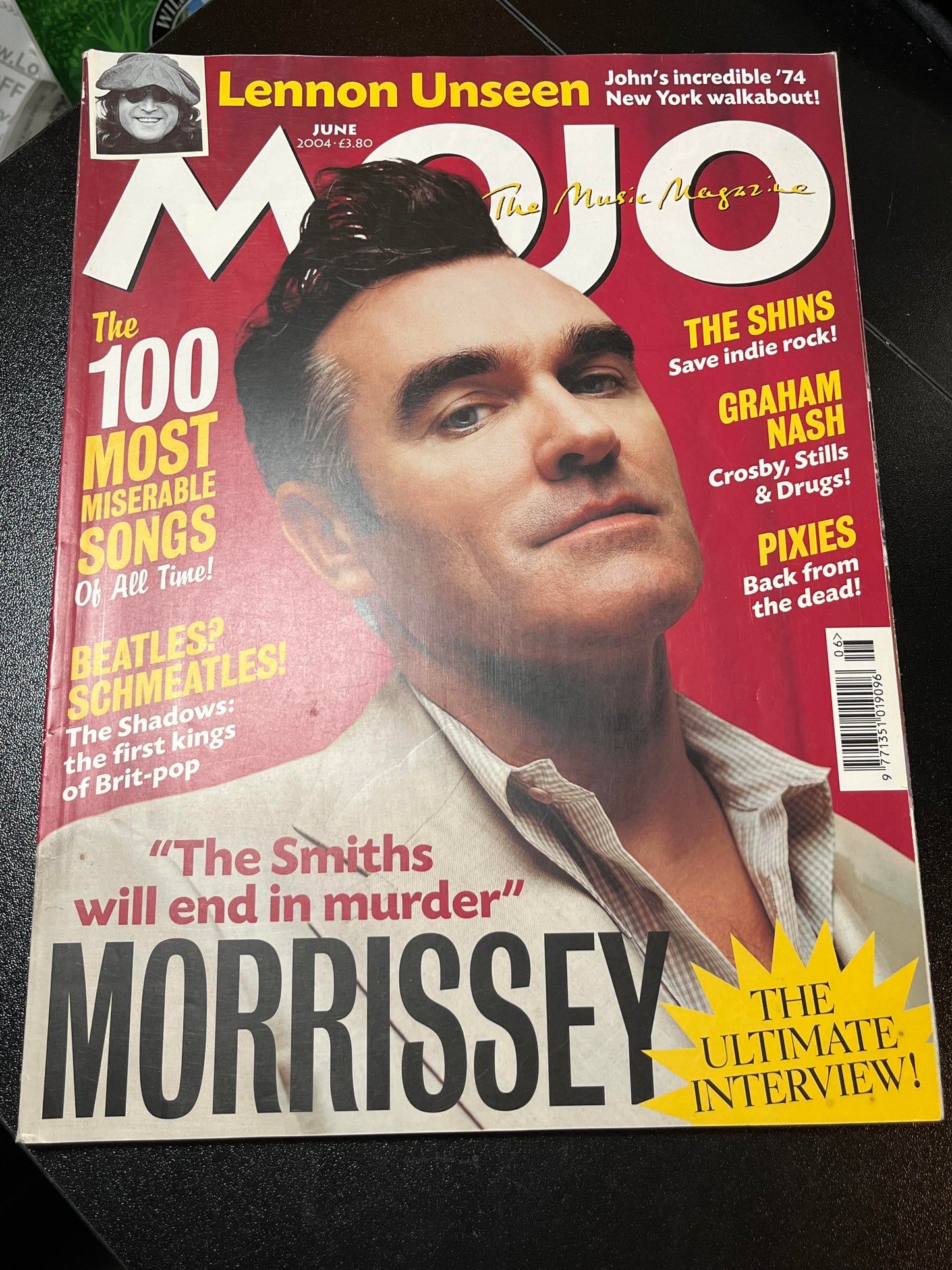 -. - MORRISSEY MOJO #127 MAGAZINE JUNE 2004 MORRISSEY COVER WITH MORE INSIDE UK |