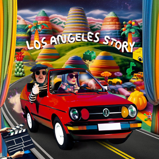 Los Angeles Story (Clear W/ Red And Black Swirl VINYL) | Mint (M) Mint (M)