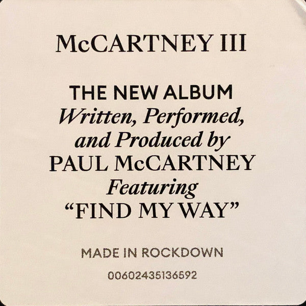 McCartney III | Mint (M) Mint (M)