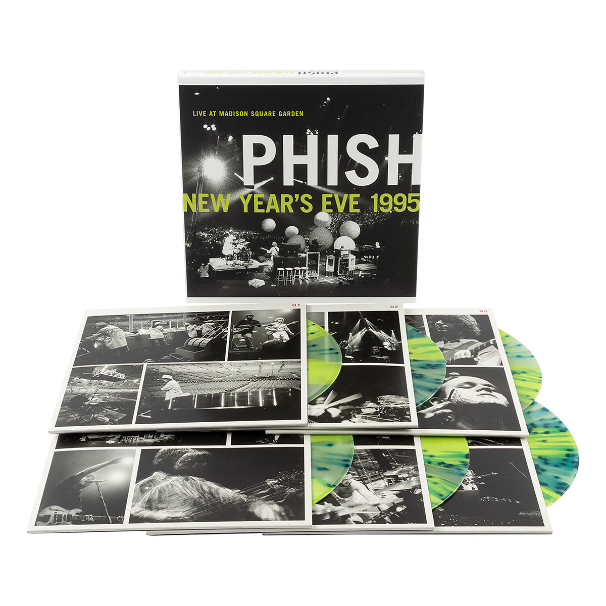 Phish - New Year's Eve 1995, Live At Msg (BOX GREEN CONFETTI 6xVINYL) | Mint (M) Mint (M)
