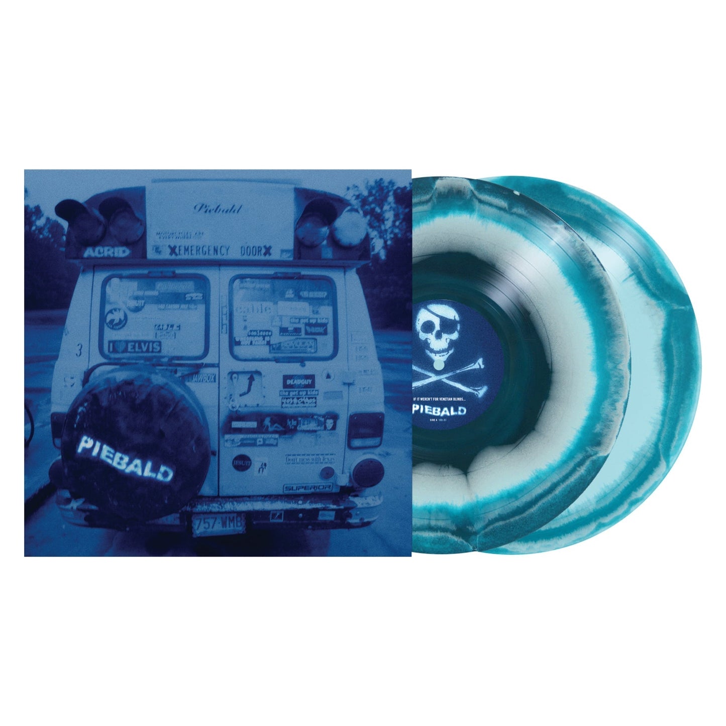 Piebald - If It Weren't For Venetian Blinds It Would Be Curtains For Us All (DLX ED BLUE SWIRL 2xVINYL) | Mint (M) Mint (M)