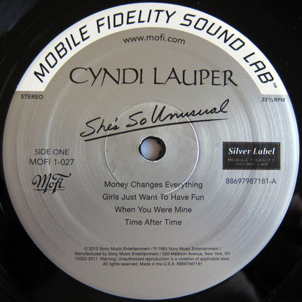 She's So Unusual (MFSL VINYL)(MINOR DING) | Mint (M) Excellent+ (EX+)