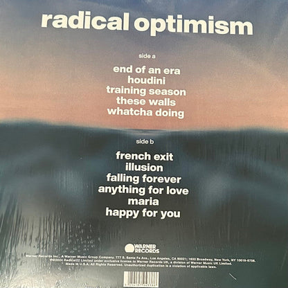 Dua Lipa - Radical Optimism (CLEAR VINYL) | Mint (M) Mint (M)
