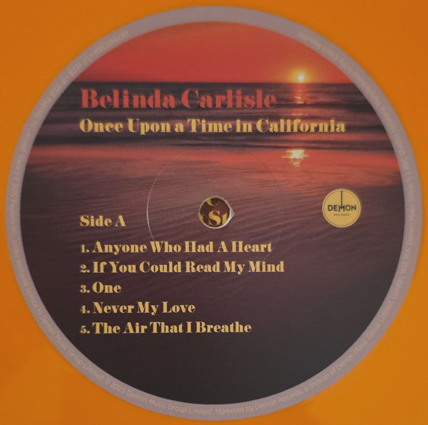 Belinda Carlisle - Once Upon A Time In California (Orange & Yellow Swirl 'California Sunset' Vinyl) | Mint (M) Mint (M)