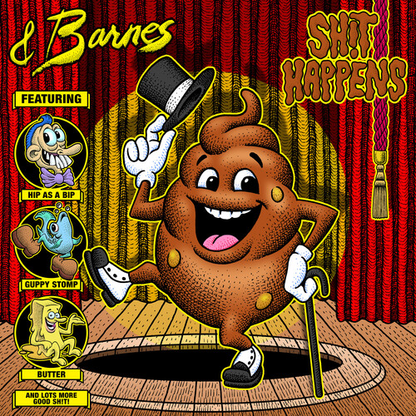 & Barnes - Shit Happens (BROWN SPLATTER VINYL) | Mint (M) Mint (M)
