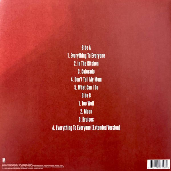 Reneé Rapp - Everything To Everyone (Silvertone 12" VINYL EP) | Mint (M) Mint (M)