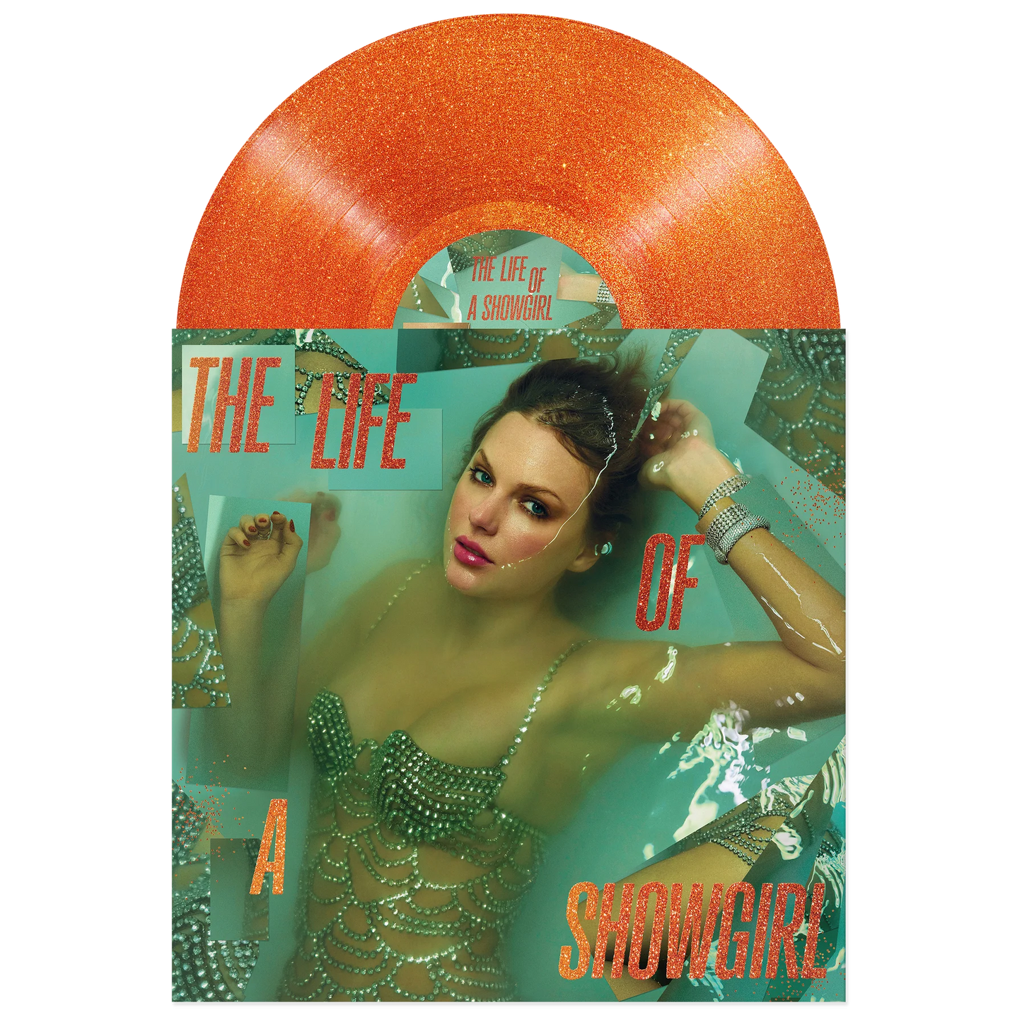 Taylor Swift - The Life of a Showgirl (Orange Glitter Vinyl) | Mint (M) Mint (M)