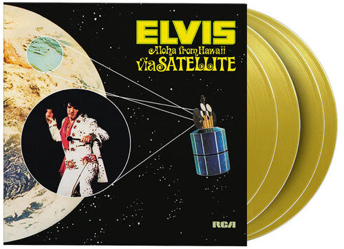 Elvis Presley - (PRE-ORDER 10/10/25) Aloha From Hawaii-Via Satellite [Import] (4xYELLOW VINYL) | Mint (M) Mint (M)