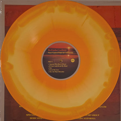 Belinda Carlisle - Once Upon A Time In California (Orange & Yellow Swirl 'California Sunset' Vinyl) | Mint (M) Mint (M)